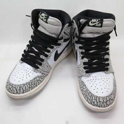 NIKE Air Jordan 1 Retro High OG Grey Muslin Sneakers