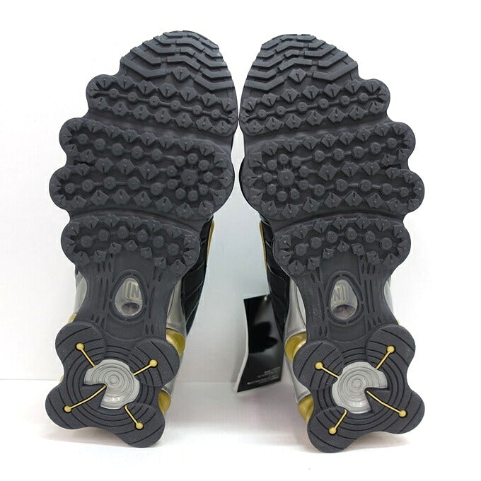 NIKE Shox TL Neymar Jr Black Gold Sneakers Size 28cm