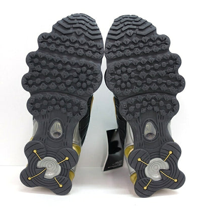 NIKE Shox TL Neymar Jr Black Gold Sneakers Size 28cm