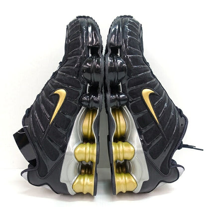 NIKE Shox TL Neymar Jr Black Gold Sneakers Size 28cm