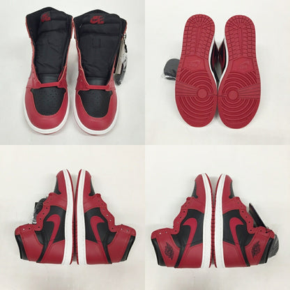 NIKE Air Jordan 1 High '85 Black Red Sneakers Size 8.5