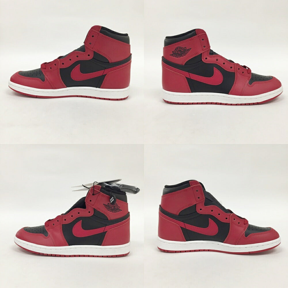 NIKE Air Jordan 1 High '85 Black Red Sneakers Size 8.5