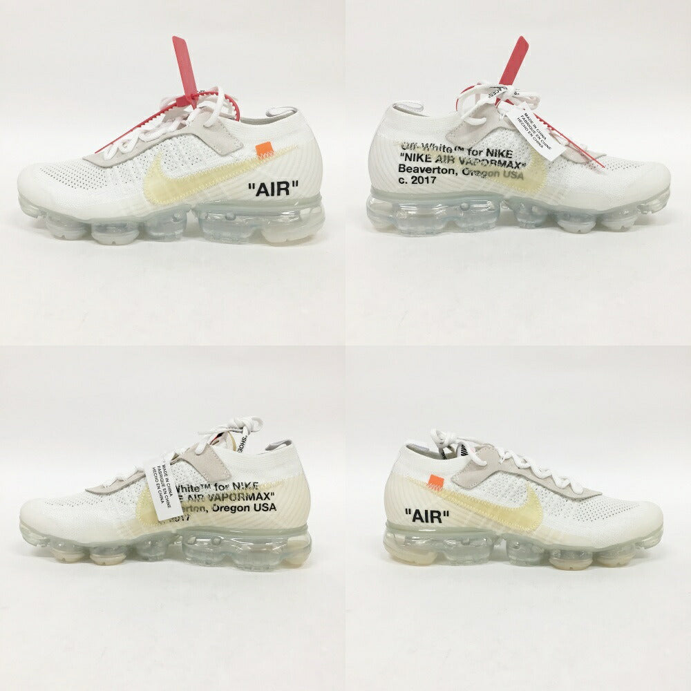 NIKE x OFF WHITE The Ten Vapormax White Sneakers Size 10.5