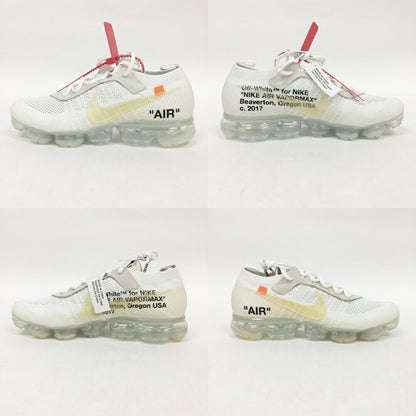 NIKE x OFF WHITE The Ten Vapormax White Sneakers Size 10.5