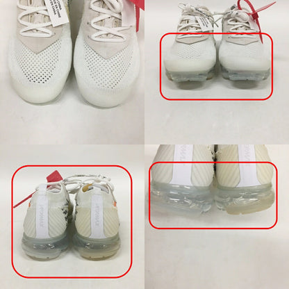 NIKE x OFF WHITE The Ten Vapormax White Sneakers Size 10.5