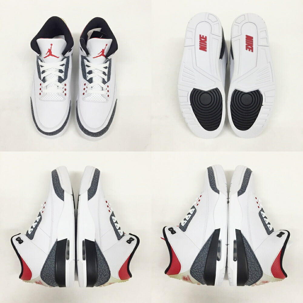 NIKE Air Jordan 3 Retro SE-T Tokyo Red Sneakers Size 10.5
