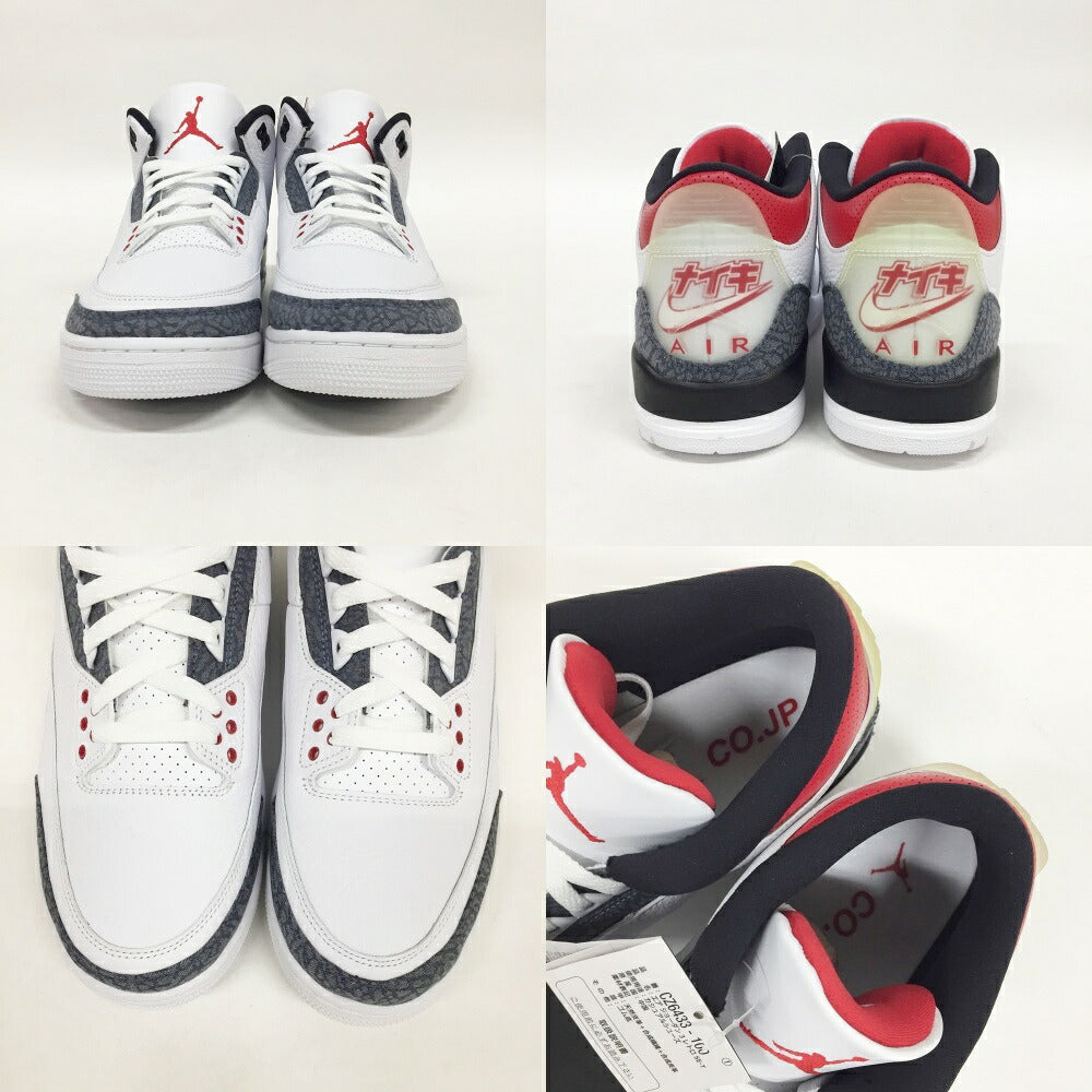 NIKE Air Jordan 3 Retro SE-T Tokyo Red Sneakers Size 10.5