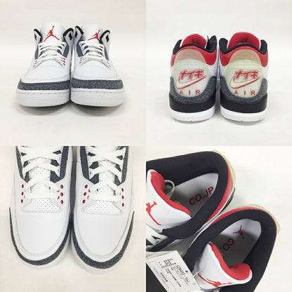 NIKE Air Jordan 3 Retro SE-T Tokyo Red Sneakers Size 10.5