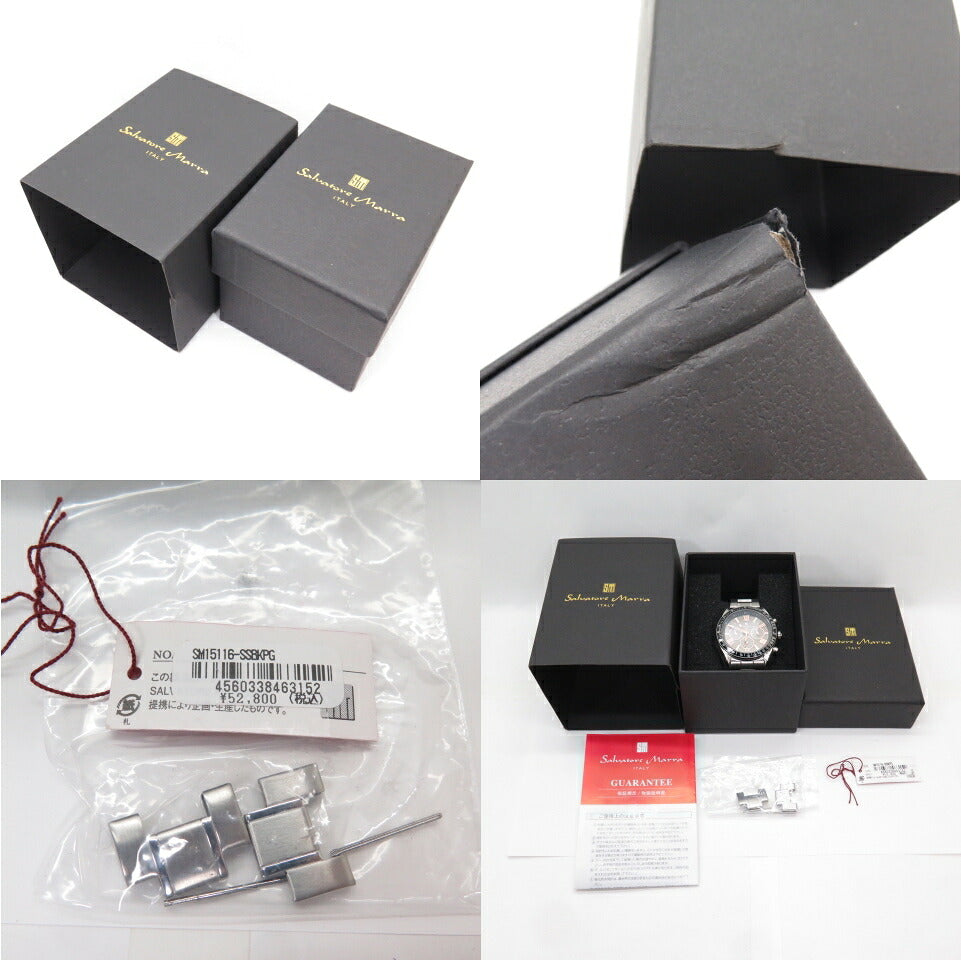 Salvatore Marra SM15116 Chronograph Watch Size ONE SIZE