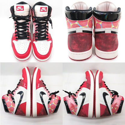 NIKE AIR JORDAN 1 High OG SP Spider-Man Red Black Sneakers