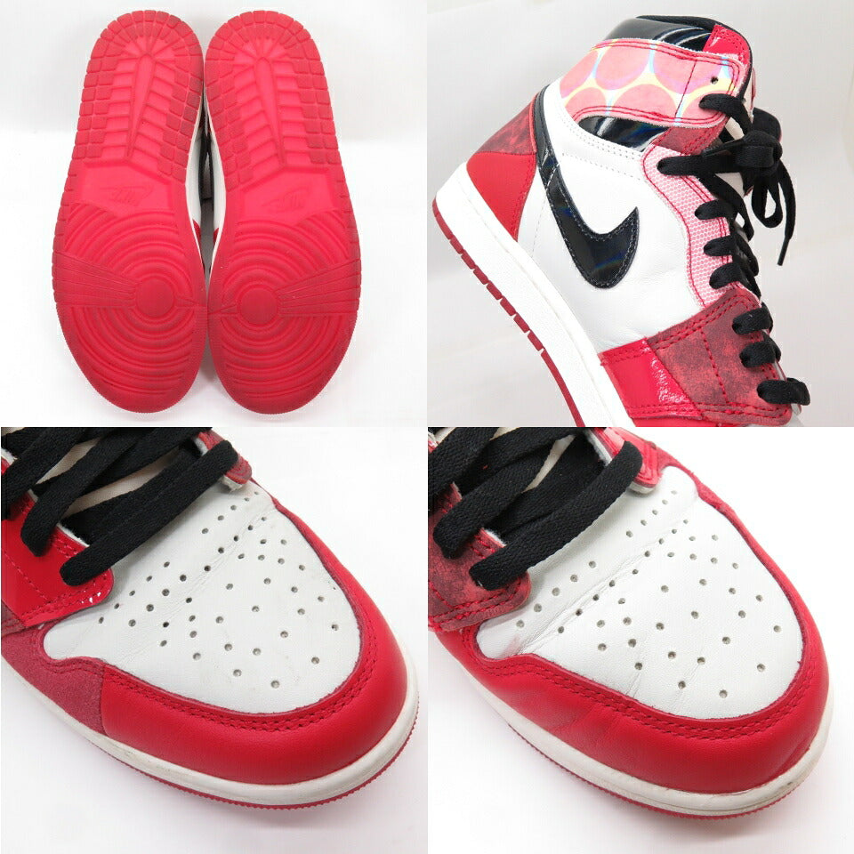 NIKE AIR JORDAN 1 High OG SP Spider-Man Red Black Sneakers