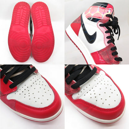 NIKE AIR JORDAN 1 High OG SP Spider-Man Red Black Sneakers