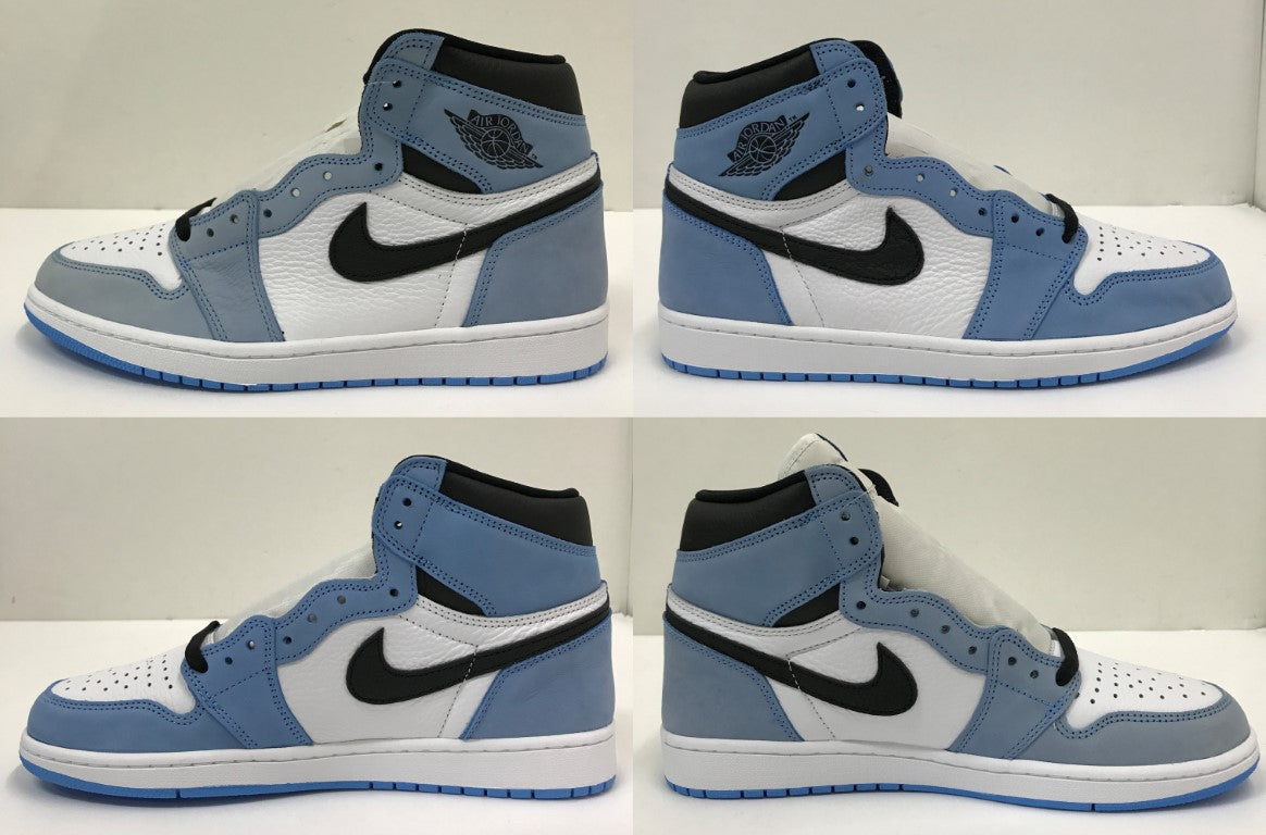 NIKE Air Jordan 1 High OG University Blue Sneakers Size 28.5