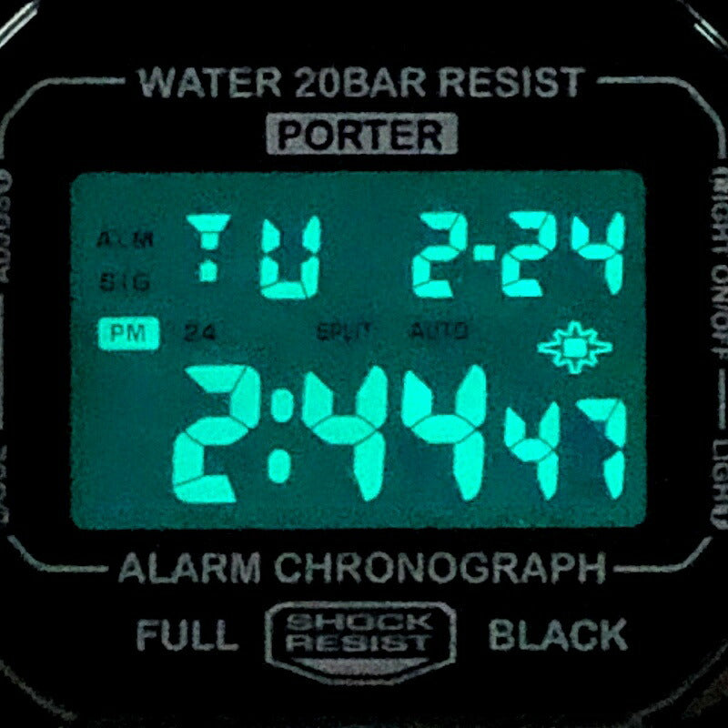 G-SHOCK x PORTER DW-5600VT Full Black Watch Size ONE SIZE