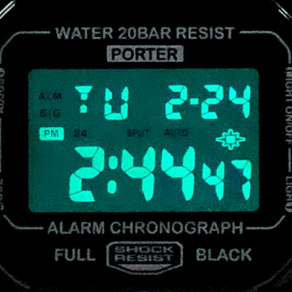 G-SHOCK x PORTER DW-5600VT Full Black Watch Size ONE SIZE