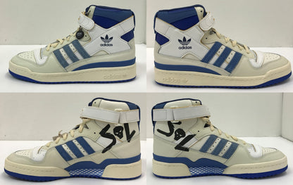 adidas x MARVEL Forum Hi Star Lord Blue Sneakers Size 28.5