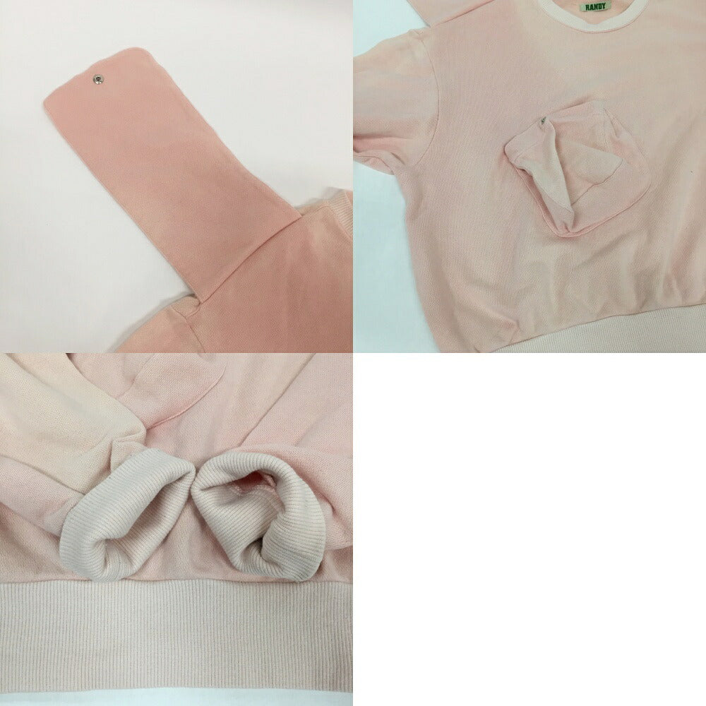 RANDY Pink Beige Sweatshirt Size 2