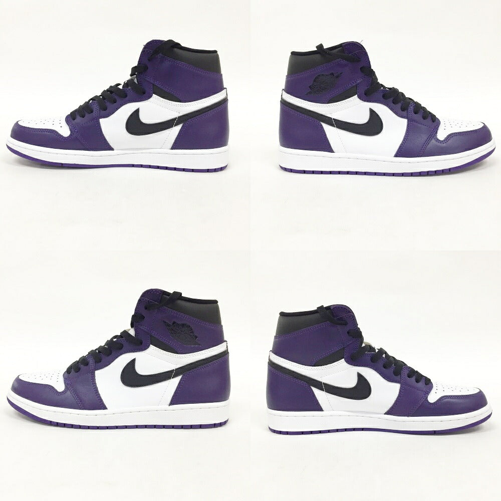 NIKE Air Jordan 1 High OG Purple Black Sneakers Size 10.5