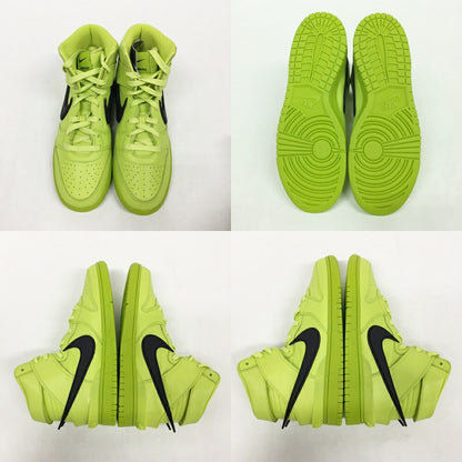 NIKE x AMBUSH Dunk High Lime Black Sneakers Size 10