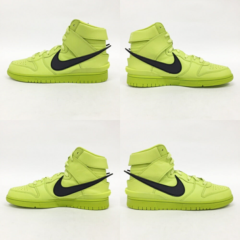 NIKE x AMBUSH Dunk High Lime Black Sneakers Size 10