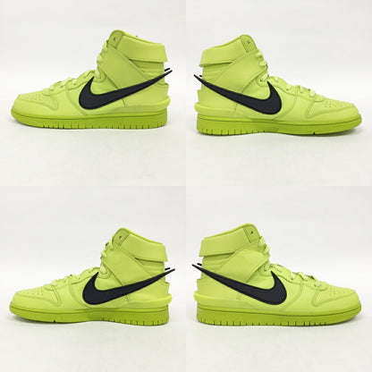 NIKE x AMBUSH Dunk High Lime Black Sneakers Size 10