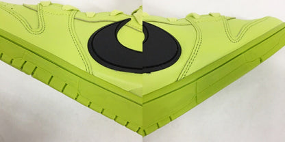 NIKE x AMBUSH Dunk High Lime Black Sneakers Size 10