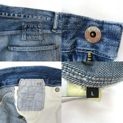 MADNESS 24SS Aged Blue Denim Painter Pants Size L