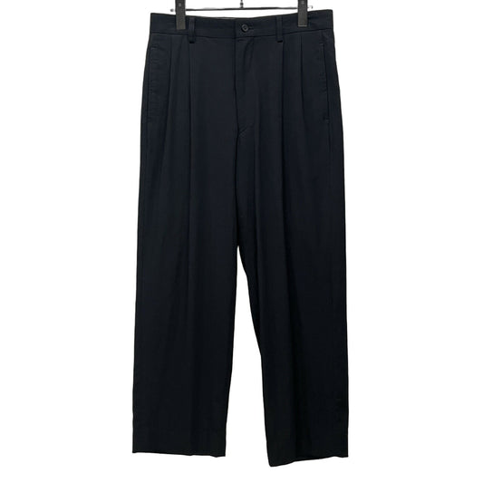 ISSEY MIYAKE MEN 96AW Wool Nylon Trousers Black Size M