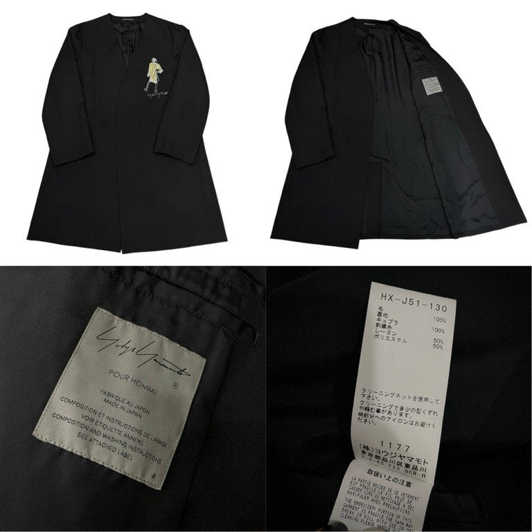 Yohji Yamamoto 21AW Actress Gabardine Jacket Size 4