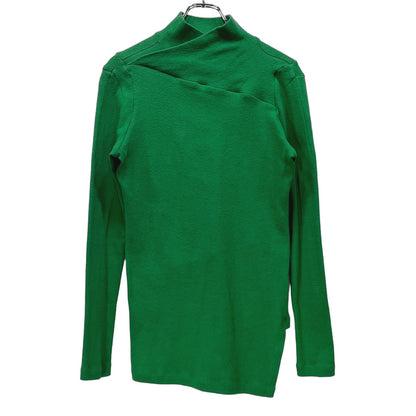 RAF SIMONS 08AW Ribbed High Neck Cut-and-Sew Top T-Shirt Size 46