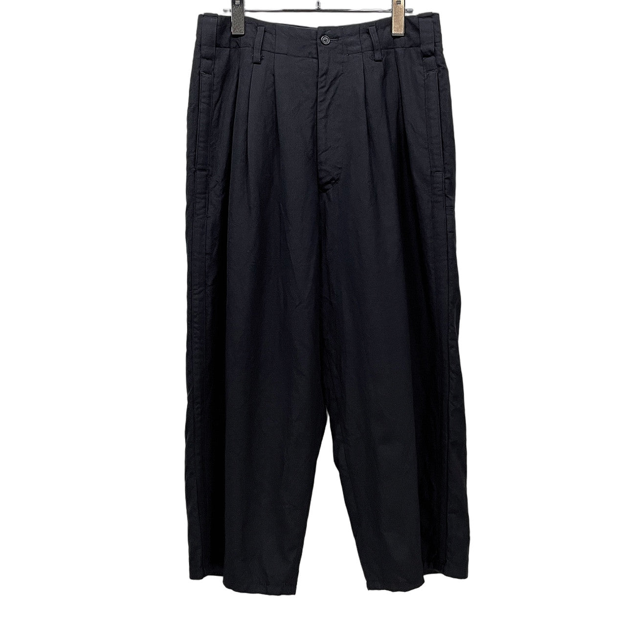 Y's for men 90s Archive Wool Serge Side Pants Black Size S