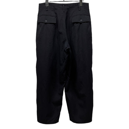 Y's for men 90s Archive Wool Serge Side Pants Black Size S
