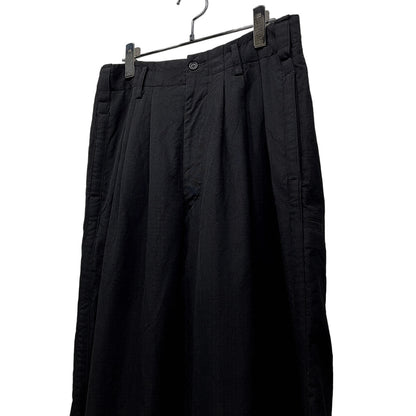 Y's for men 90s Archive Wool Serge Side Pants Black Size S
