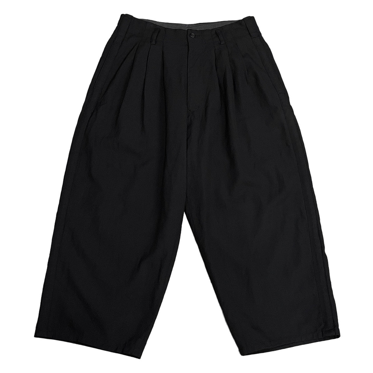 Y's for men 90s Archive Wool Serge Side Pants Black Size S