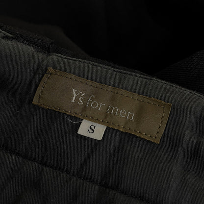 Y's for men 90s Archive Wool Serge Side Pants Black Size S