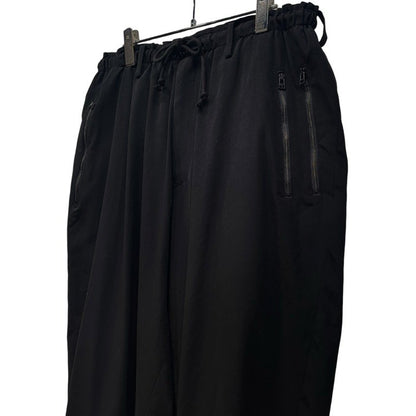 Y's BANG ON 18SS Triacetate Wide Easy Pants Black Size 2