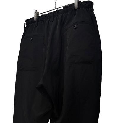 Y's BANG ON 18SS Triacetate Wide Easy Pants Black Size 2