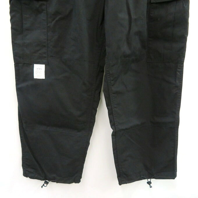 WTAPS 23SS Cotton Ripstop Trousers Black Size 04