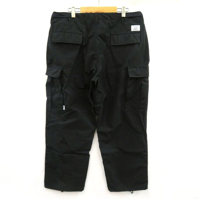 WTAPS 23SS Cotton Ripstop Trousers Black Size 04