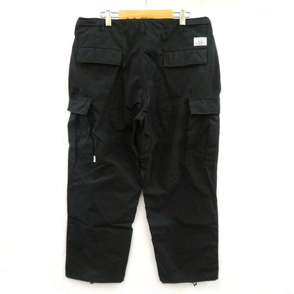 WTAPS 23SS Cotton Ripstop Trousers Black Size 04