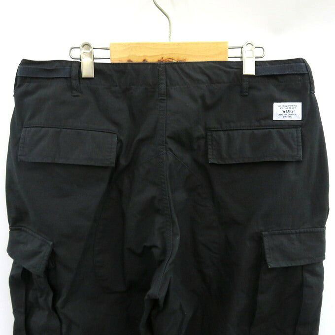 WTAPS 23SS Cotton Ripstop Trousers Black Size 04