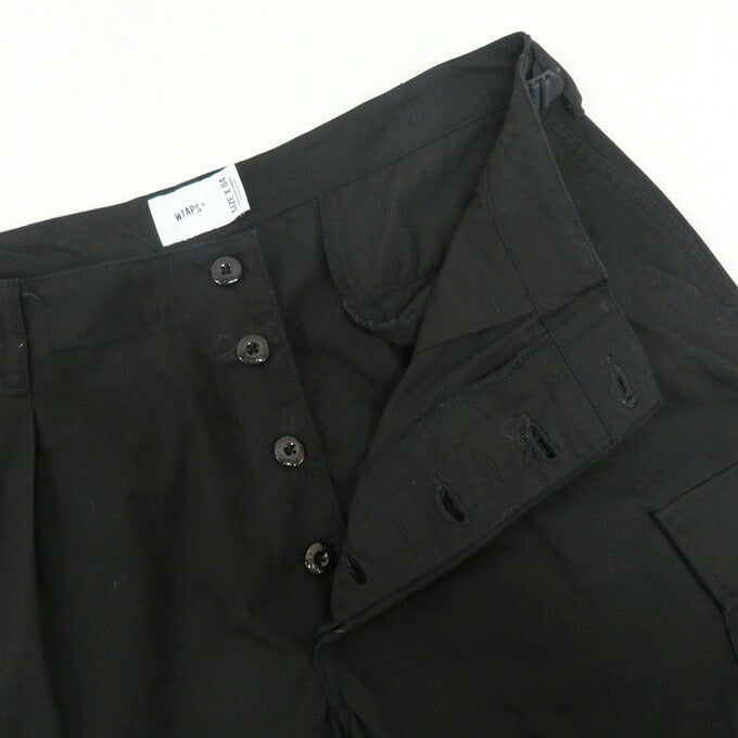 WTAPS 23SS Cotton Ripstop Trousers Black Size 04