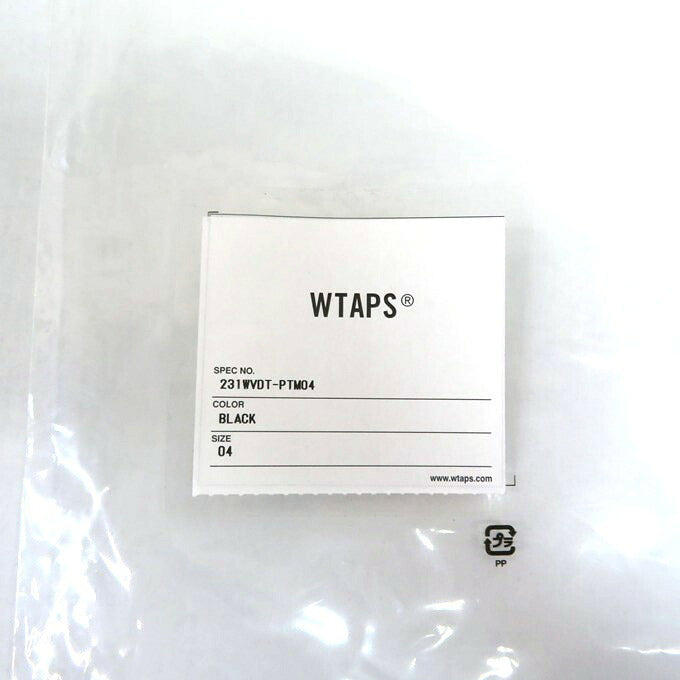 WTAPS 23SS Cotton Ripstop Trousers Black Size 04