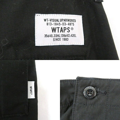 WTAPS 23SS Cotton Ripstop Trousers Black Size 04