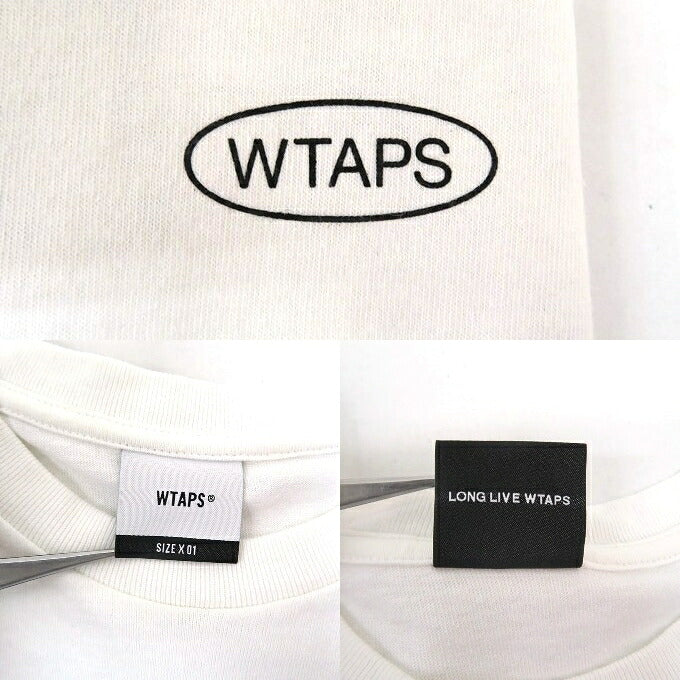 WTAPS 23AW Protect Cotton Long Sleeve T-Shirt Multi Size 01