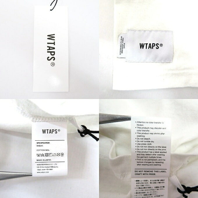 WTAPS 23AW Protect Cotton Long Sleeve T-Shirt Multi Size 01