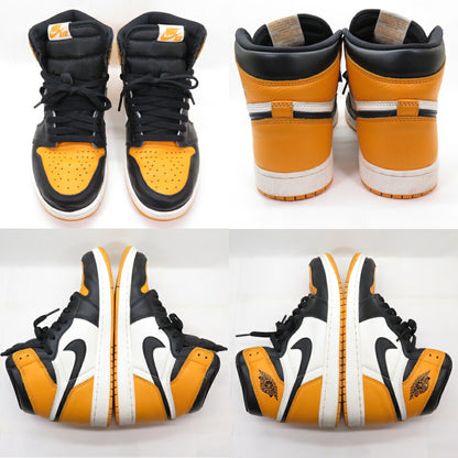 NIKE AIR JORDAN 1 High OG Taxi Black Sail Sneakers