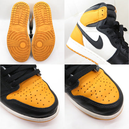 NIKE AIR JORDAN 1 High OG Taxi Black Sail Sneakers