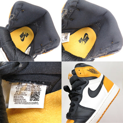NIKE AIR JORDAN 1 High OG Taxi Black Sail Sneakers