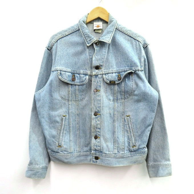 LEE 80s USA Hard Rock Cafe Embroidered Trucker Jacket Size M